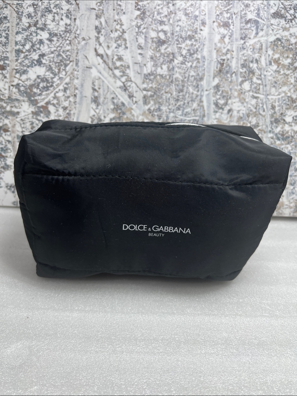 Dolce & Gabbana Black Cosmetic Bag New